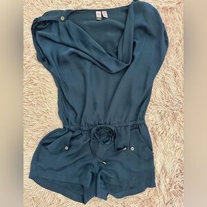 Navy Blue Romper